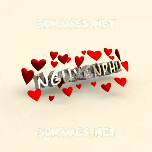 nguyenphu in In Love style - 3D name wallpaper nguyenphu in In Love style - 3D name wallpaper