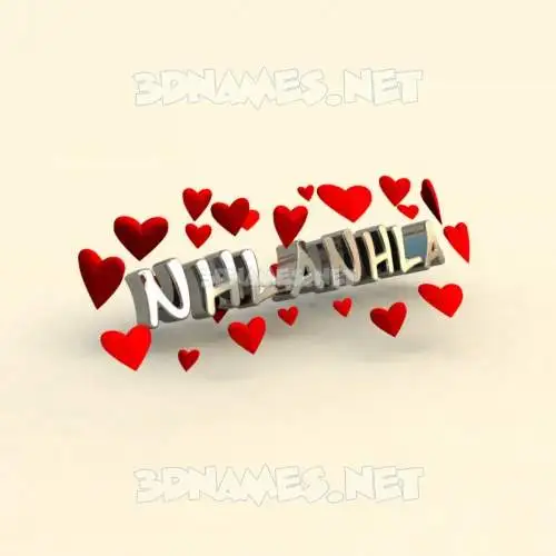 nhlanhla in In Love style - 3D name wallpaper nhlanhla in In Love style - 3D name wallpaper