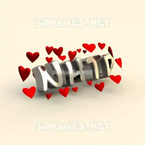 nhtp in In Love style - 3D name wallpaper nhtp in In Love style - 3D name wallpaper