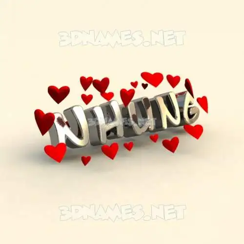 nhung in In Love style - 3D name wallpaper nhung in In Love style - 3D name wallpaper