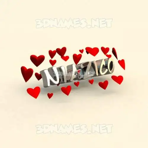 niazico in In Love style - 3D name wallpaper niazico in In Love style - 3D name wallpaper