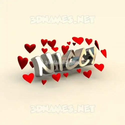 niccy in In Love style - 3D name wallpaper niccy in In Love style - 3D name wallpaper