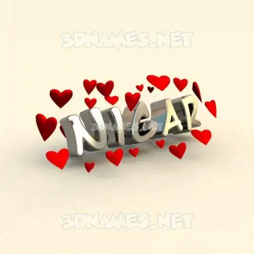 nigar in In Love style - 3D name wallpaper nigar in In Love style - 3D name wallpaper