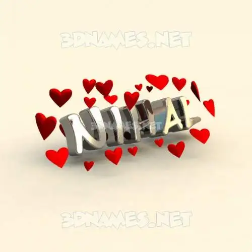 nihal in In Love style - 3D name wallpaper nihal in In Love style - 3D name wallpaper