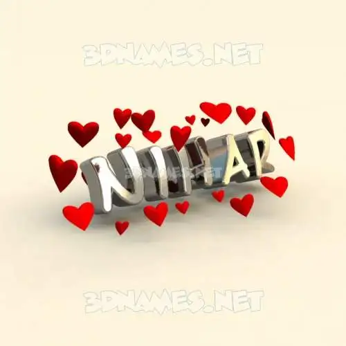 nihar in In Love style - 3D name wallpaper nihar in In Love style - 3D name wallpaper