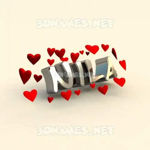 nila in In Love style - 3D name wallpaper nila in In Love style - 3D name wallpaper