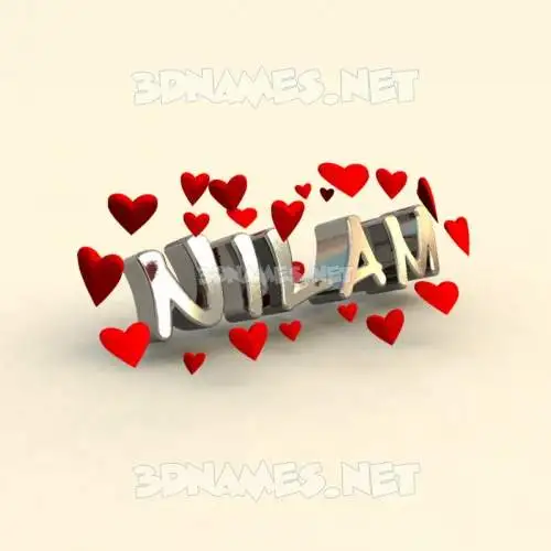nilam in In Love style - 3D name wallpaper nilam in In Love style - 3D name wallpaper