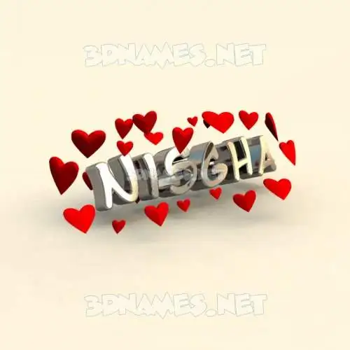 nisgha in In Love style - 3D name wallpaper nisgha in In Love style - 3D name wallpaper