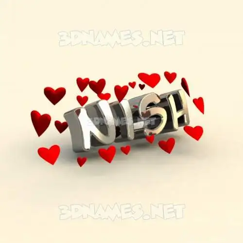 nish in In Love style - 3D name wallpaper nish in In Love style - 3D name wallpaper