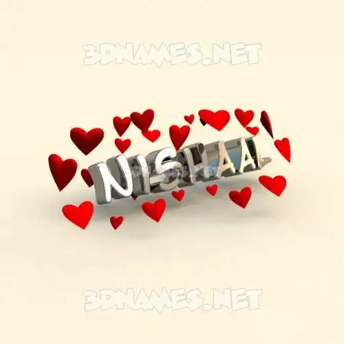 nishaal in In Love style - 3D name wallpaper nishaal in In Love style - 3D name wallpaper