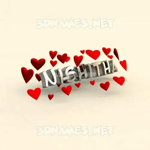 nishitha in In Love style - 3D name wallpaper nishitha in In Love style - 3D name wallpaper