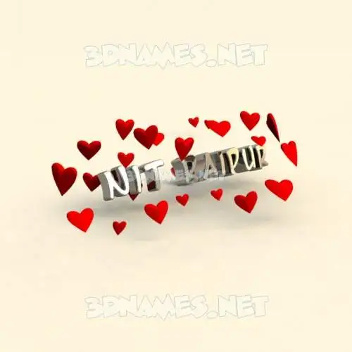 nit raipur in In Love style - 3D name wallpaper nit raipur in In Love style - 3D name wallpaper