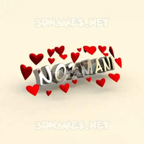 no3mani in In Love style - 3D name wallpaper no3mani in In Love style - 3D name wallpaper