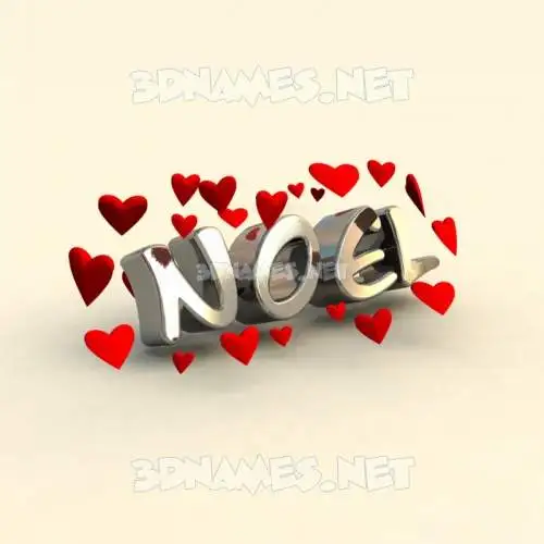 noel in In Love style - 3D name wallpaper noel in In Love style - 3D name wallpaper