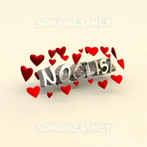 noelisa in In Love style - 3D name wallpaper noelisa in In Love style - 3D name wallpaper