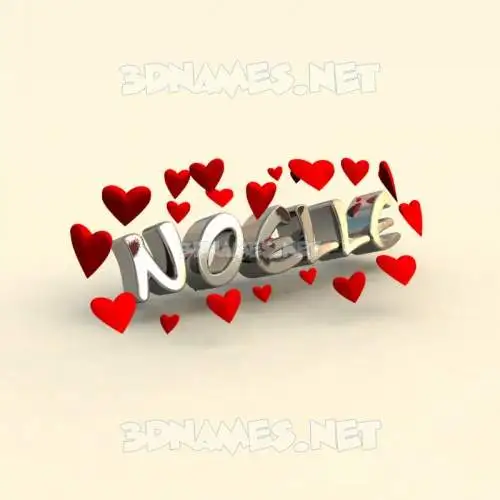 noelle in In Love style - 3D name wallpaper noelle in In Love style - 3D name wallpaper
