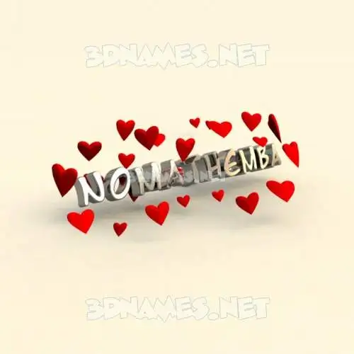 nomathemba in In Love style - 3D name wallpaper nomathemba in In Love style - 3D name wallpaper