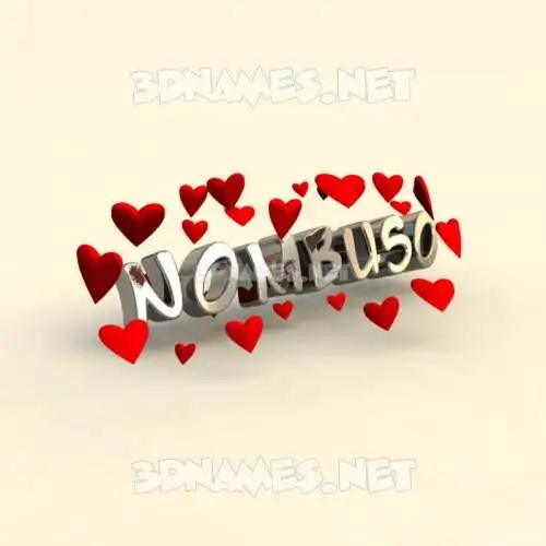 nombuso in In Love style - 3D name wallpaper nombuso in In Love style - 3D name wallpaper