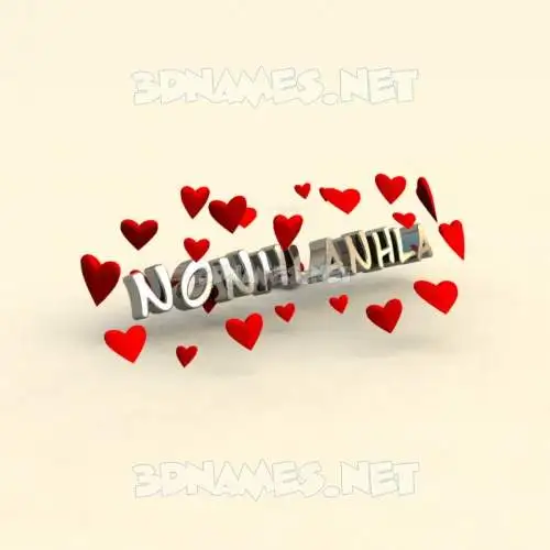 nonhlanhla in In Love style - 3D name wallpaper nonhlanhla in In Love style - 3D name wallpaper