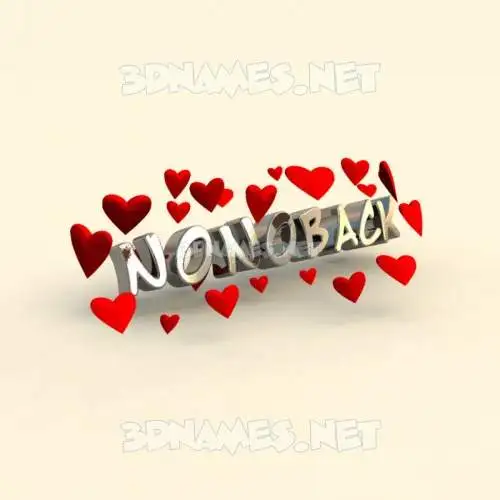 nonoback in In Love style - 3D name wallpaper nonoback in In Love style - 3D name wallpaper