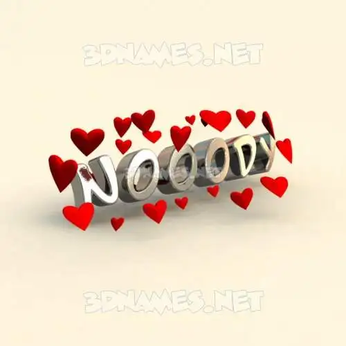 nooody in In Love style - 3D name wallpaper nooody in In Love style - 3D name wallpaper
