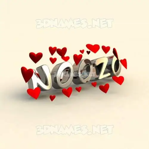 noozo in In Love style - 3D name wallpaper noozo in In Love style - 3D name wallpaper