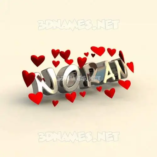 noran in In Love style - 3D name wallpaper noran in In Love style - 3D name wallpaper