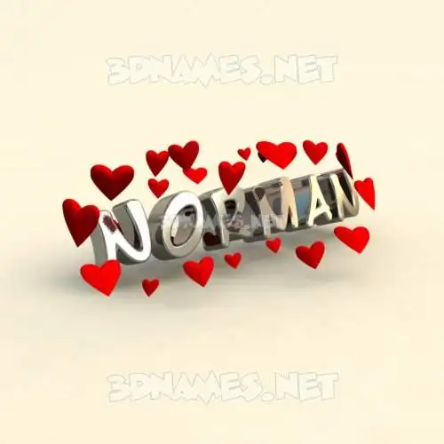 norman in In Love style - 3D name wallpaper norman in In Love style - 3D name wallpaper