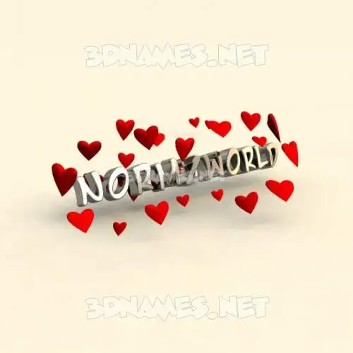 normzworld in In Love style - 3D name wallpaper normzworld in In Love style - 3D name wallpaper