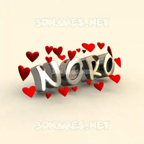 noro in In Love style - 3D name wallpaper noro in In Love style - 3D name wallpaper