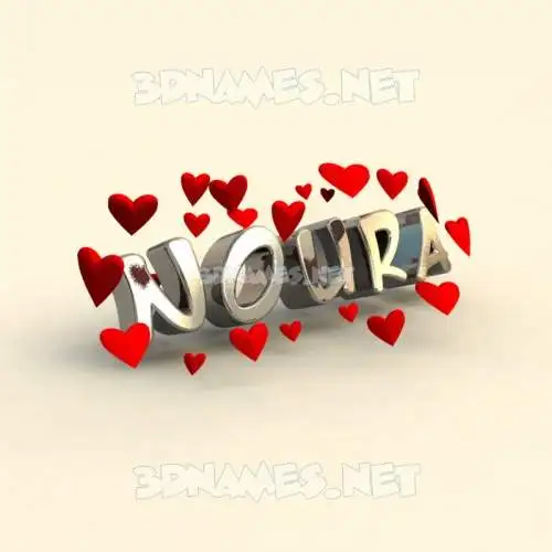 noura in In Love style - 3D name wallpaper noura in In Love style - 3D name wallpaper