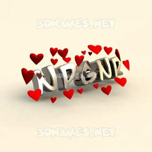 npgnr in In Love style - 3D name wallpaper npgnr in In Love style - 3D name wallpaper