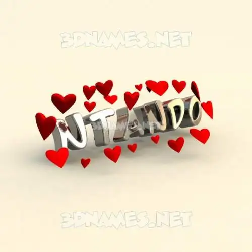 ntando in In Love style - 3D name wallpaper ntando in In Love style - 3D name wallpaper