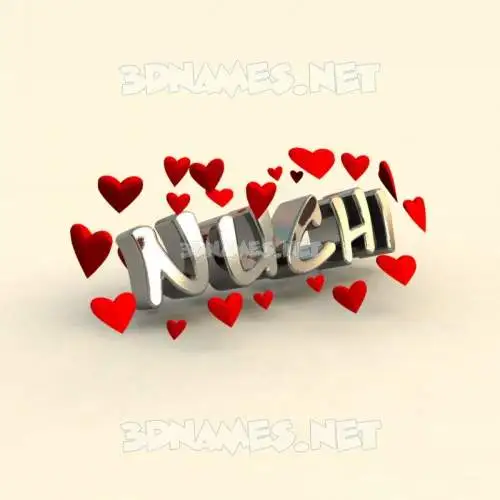 nuchi in In Love style - 3D name wallpaper nuchi in In Love style - 3D name wallpaper