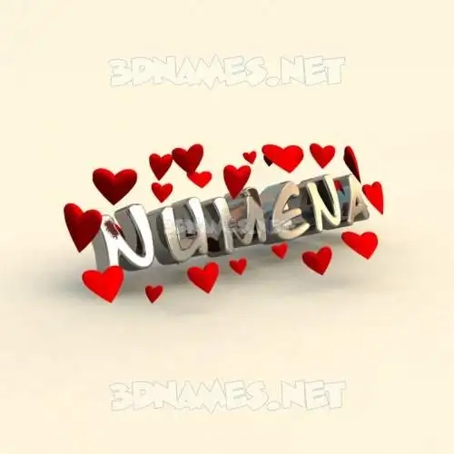 numena in In Love style - 3D name wallpaper numena in In Love style - 3D name wallpaper