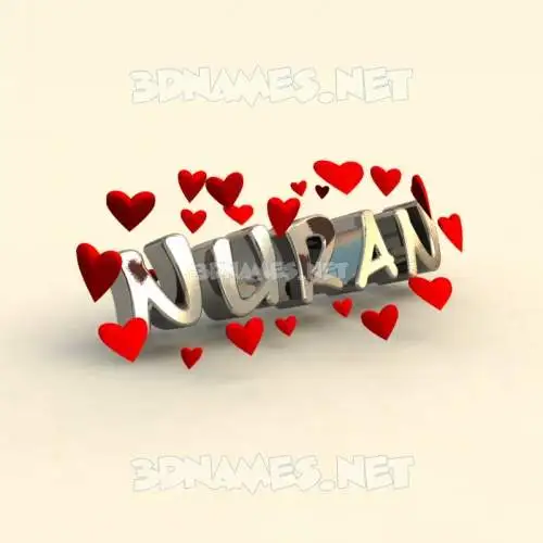 nuran in In Love style - 3D name wallpaper nuran in In Love style - 3D name wallpaper