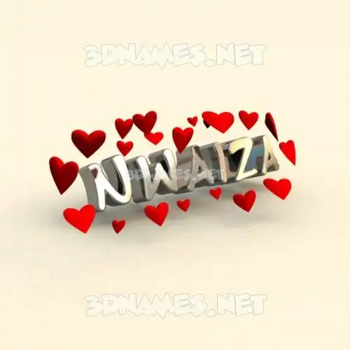 nwaiza in In Love style - 3D name wallpaper nwaiza in In Love style - 3D name wallpaper