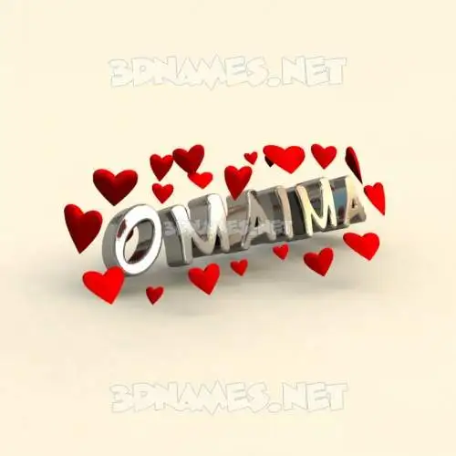 omaima in In Love style - 3D name wallpaper omaima in In Love style - 3D name wallpaper