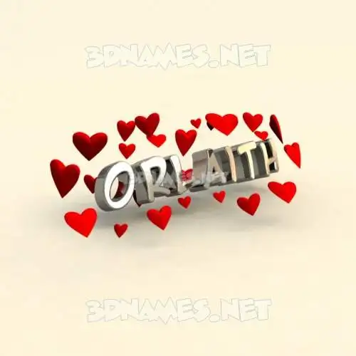 orlaith in In Love style - 3D name wallpaper orlaith in In Love style - 3D name wallpaper