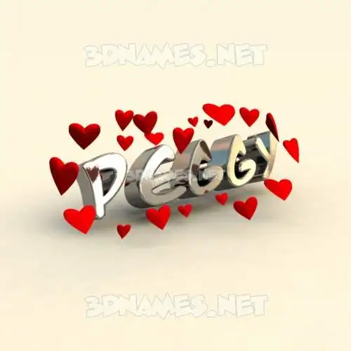 peggy in In Love style - 3D name wallpaper peggy in In Love style - 3D name wallpaper