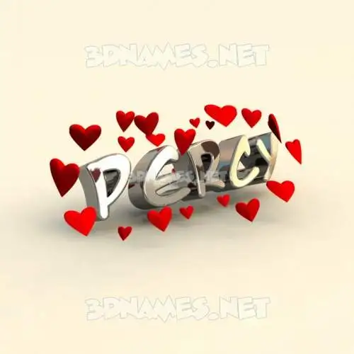 percy in In Love style - 3D name wallpaper percy in In Love style - 3D name wallpaper