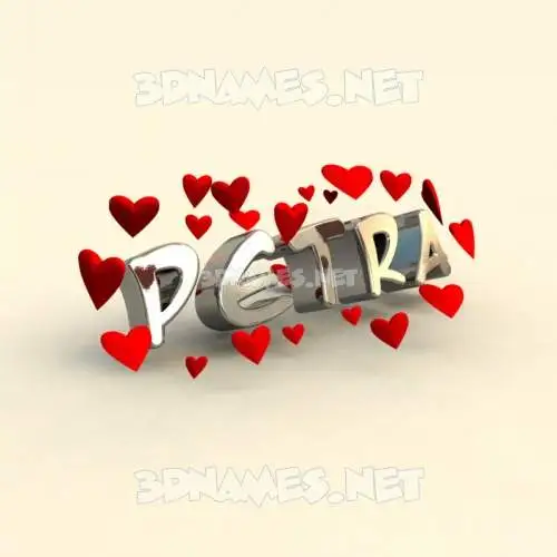 petra in In Love style - 3D name wallpaper petra in In Love style - 3D name wallpaper