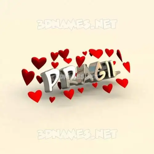 pragil in In Love style - 3D name wallpaper pragil in In Love style - 3D name wallpaper