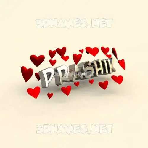 prashik in In Love style - 3D name wallpaper prashik in In Love style - 3D name wallpaper