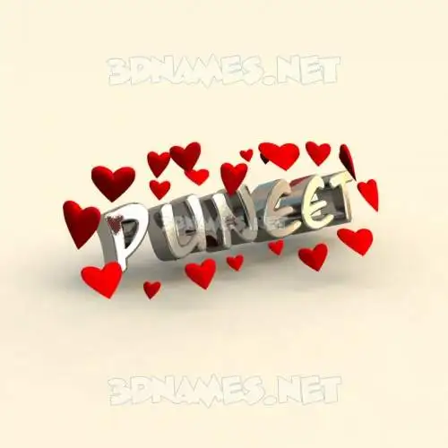 puneet in In Love style - 3D name wallpaper puneet in In Love style - 3D name wallpaper