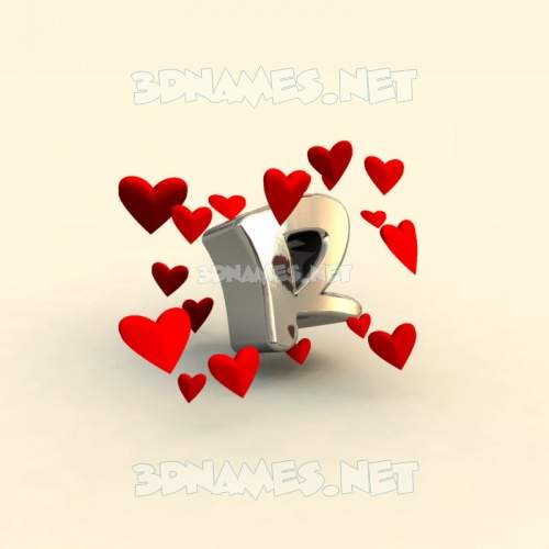 Preview Of In Love 3d Name For R
