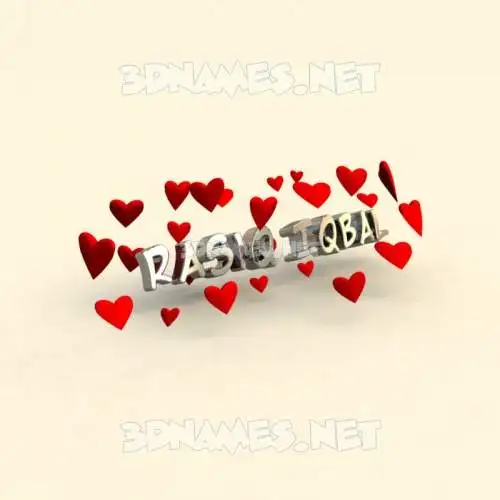rasiq iqbal in In Love style - 3D name wallpaper rasiq iqbal in In Love style - 3D name wallpaper