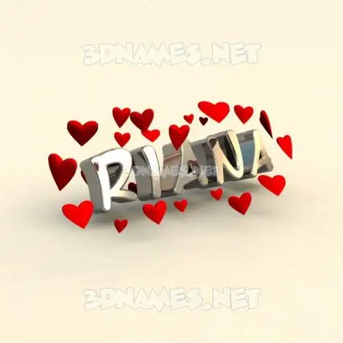 riana in In Love style - 3D name wallpaper riana in In Love style - 3D name wallpaper