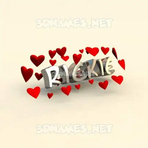 riekie in In Love style - 3D name wallpaper riekie in In Love style - 3D name wallpaper