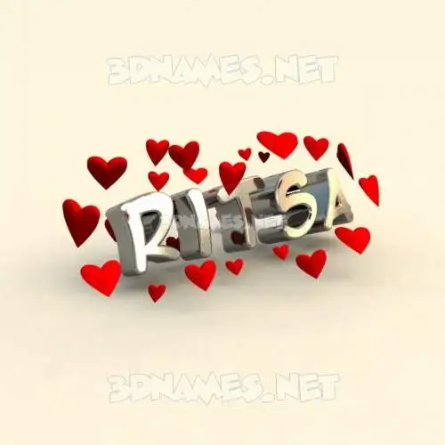 ritsa in In Love style - 3D name wallpaper ritsa in In Love style - 3D name wallpaper